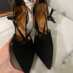 Black basically new Ganni shoes